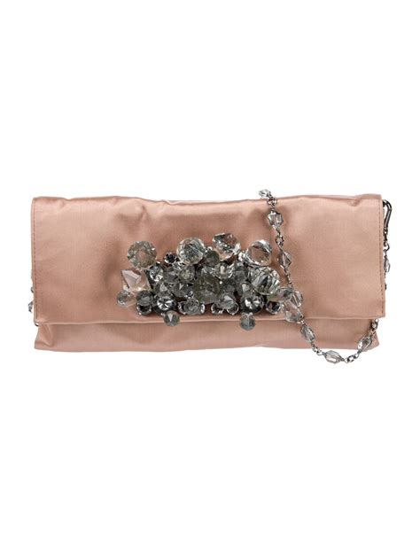 prada raso silver clutch|Prada Clutches for Women .